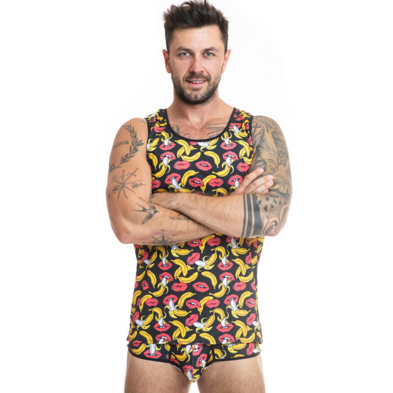 Anais Men - Banana -  Herren-Tanktop  mit Print