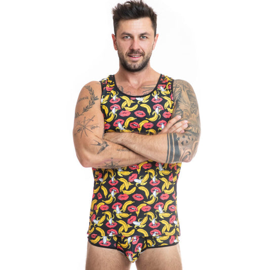 Anais Men - Banana -  Herren-Tanktop  mit Print