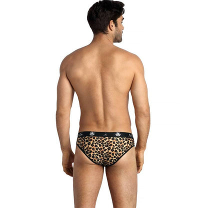 Anais Men - Mercury - Herren-Slip mit Leo-Print