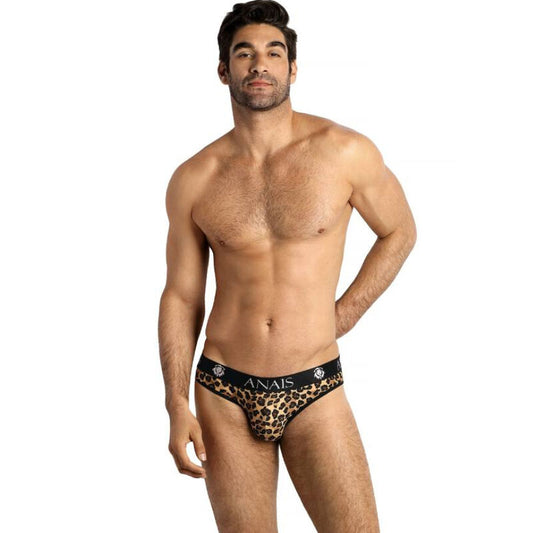 Anais Men - Mercury - Herren-Slip mit Leo-Print