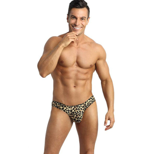 Anais Men - Mercury - Herren-String mit Leo-Print