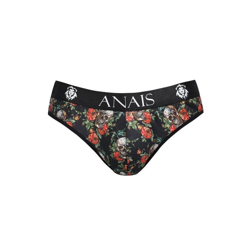 Anais Men - Power - Herren-Slip mit floralem Skull-Muster