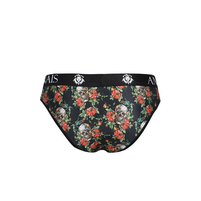 Anais Men - Power - Herren-Slip mit floralem Skull-Muster