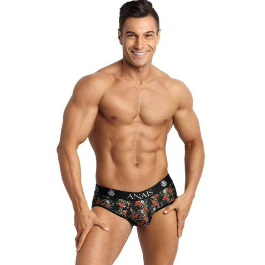 Anais Men - Power - Herren-Jock Brief mit Skull-Muster 