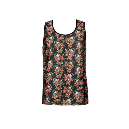 Anais Men - Power -  Herren-Tanktop mit  Skull- Muster