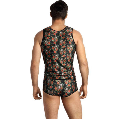 Anais Men - Power -  Herren-Tanktop mit  Skull- Muster