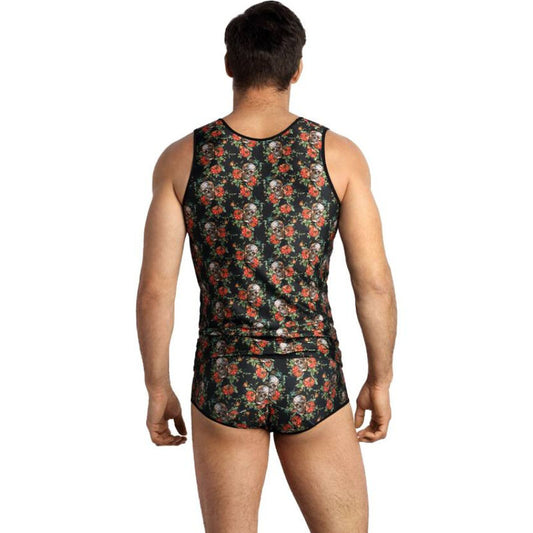 Anais Men - Power -  Herren-Tanktop mit  Skull- Muster