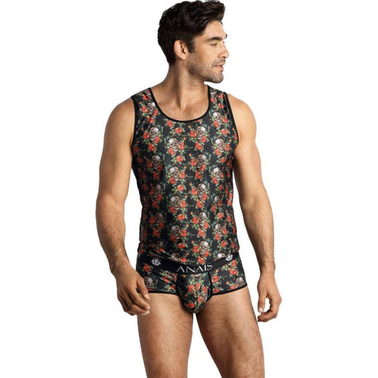 Anais Men - Power -  Herren-Tanktop mit  Skull- Muster