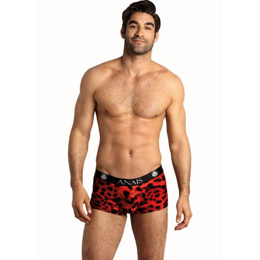Anais Men - Savage - Herren-Boxer Brief mit Leo-Print