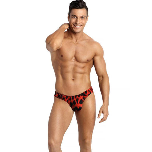 Anais Men - Savage - Herren-String mit Leo-Print
