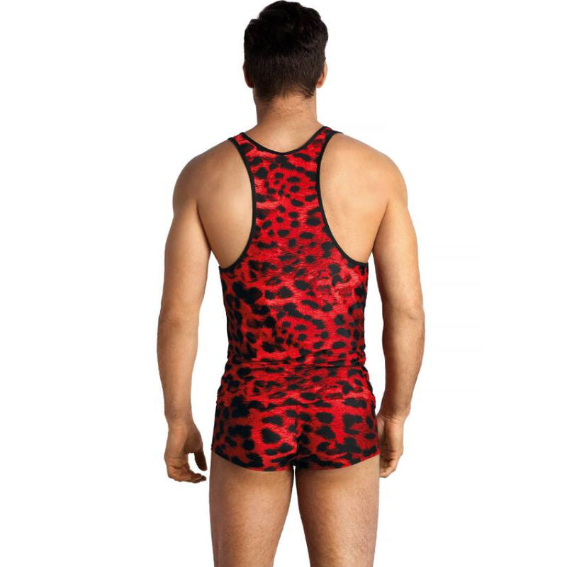 Anais Men - Savage -  Herren-Tanktop mit Leo-Print