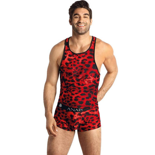 Anais Men - Savage -  Herren-Tanktop mit Leo-Print