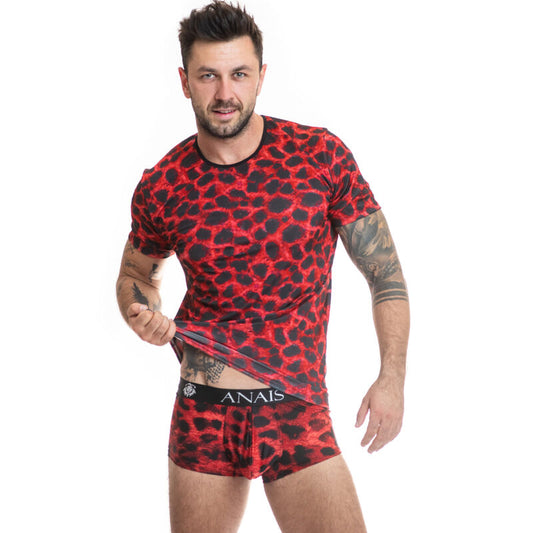 Anais Men - Savage -  Herren-Shirt mit Leo-Print
