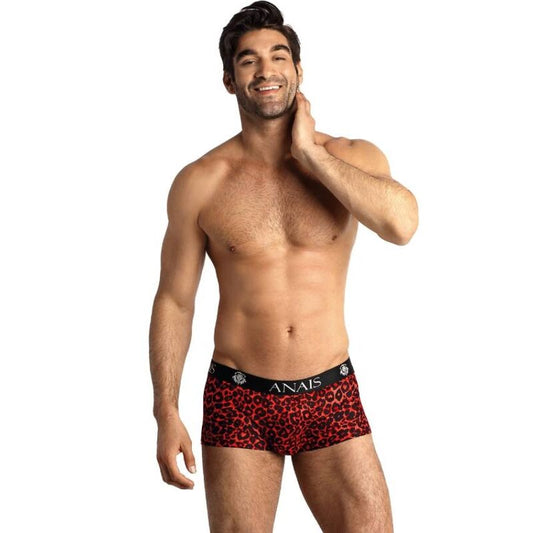 Anais Men - Tribal - Herren-Boxer Brief mit Leopardenprint
