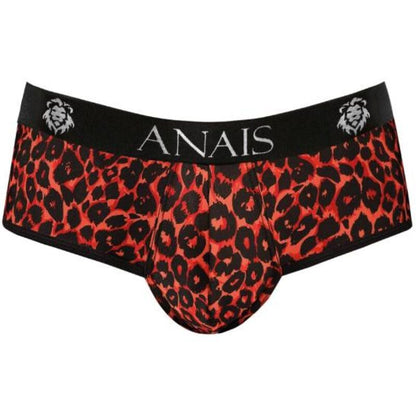 Anais Men - Ares - Herren-Jock Brief im Wetlook mit  Netzstoff