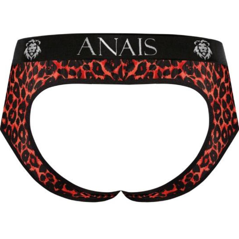 Anais Men - Ares - Herren-Jock Brief im Wetlook mit  Netzstoff