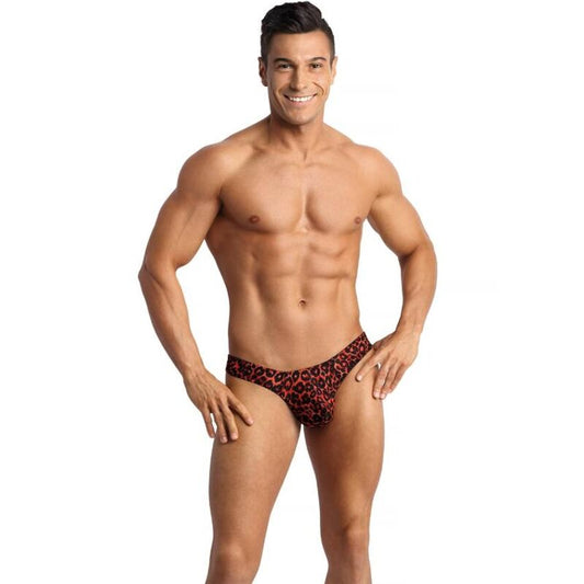 Anais Men - Tribal - Herren-String mit Leopardenprint