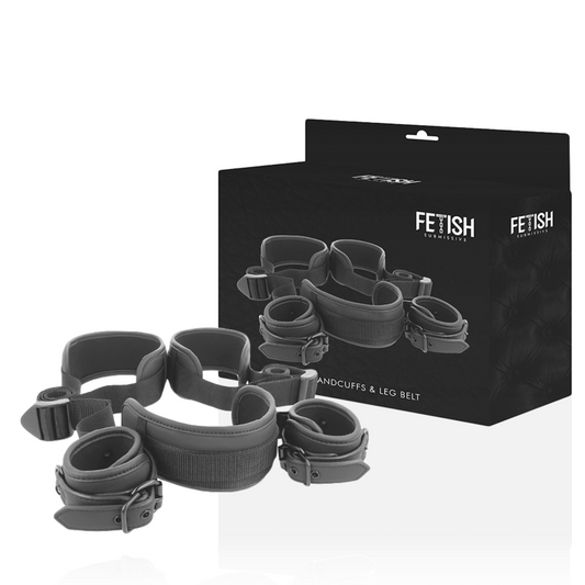 Fetish Submissive - Fessel-Set mit Neoprenfutter