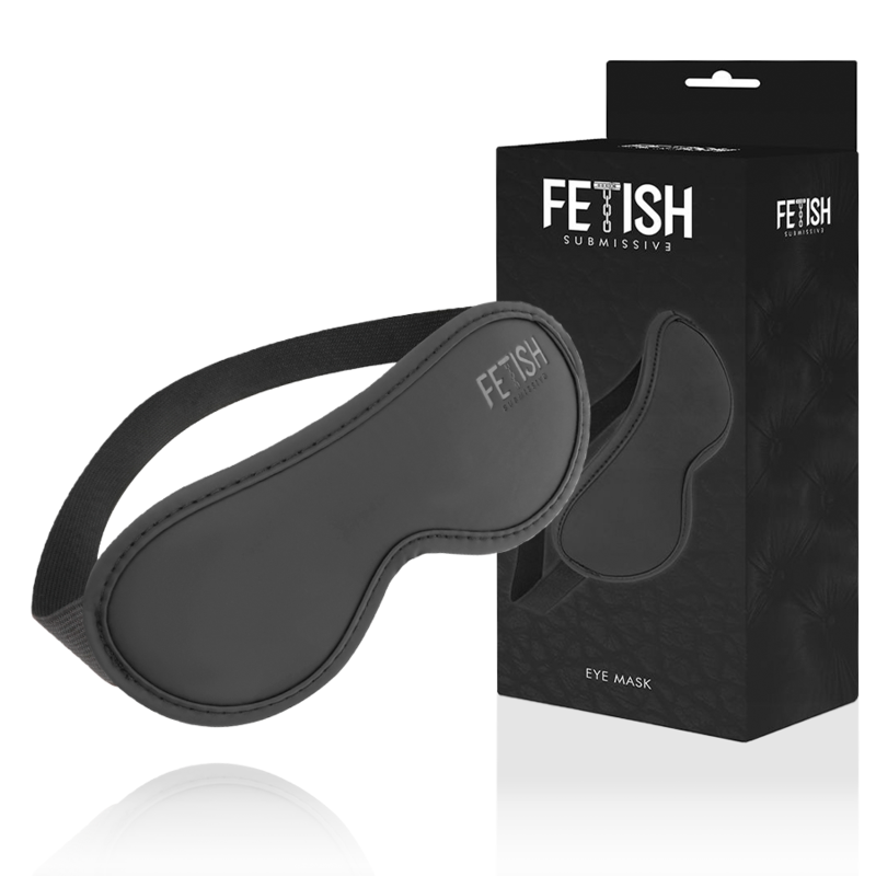 Fetish Submissive - Vegane Ledermaske mit Neoprenfutter