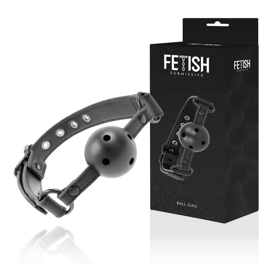 Fetish Submissive - Veganer atmungsaktiver Knebel