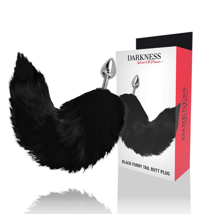Darkness - Analplug mit Fellschwanz für Reize