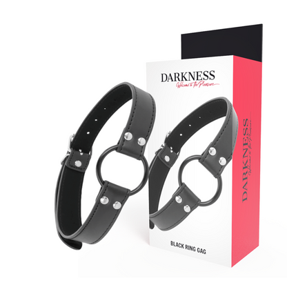 Darkness - Ringknebel - Mundknebel mit offenem Ring