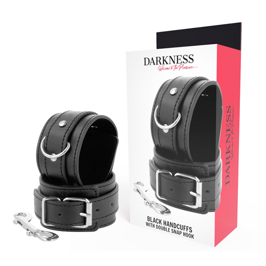 Darkness - Verstellbare Handschellen mit doppeltem Verstärkungsband