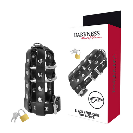 Darkness - Keuschheitskäfig - Penis Käfig mit Schloss