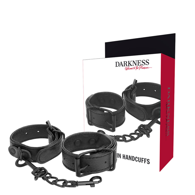 Darkness - Handschellen - Schlanke Manschetten mit Schnalle