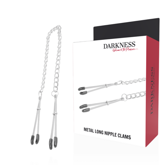 Darkness - Einstellbare Metall-Nippelklammern