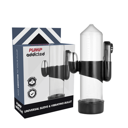 Pump Addicted - Penispumpe mit vibrierendem Bullet