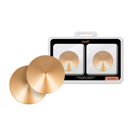 Coquette - Nippelabdeckungen goldene Kreise