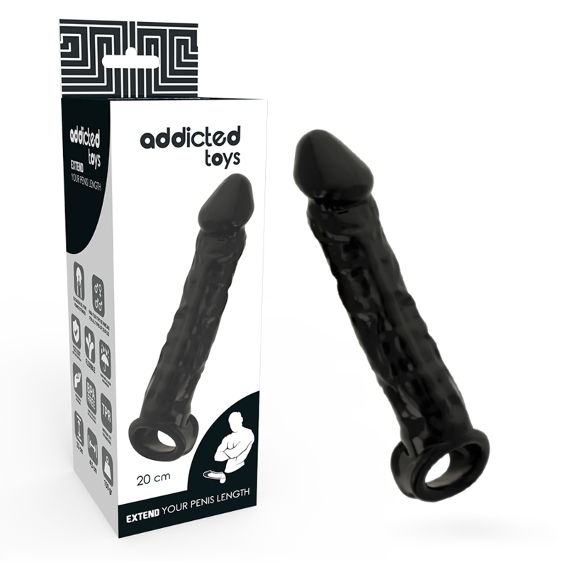 Addicted Toys - Penisverlängerung mit Hodenring