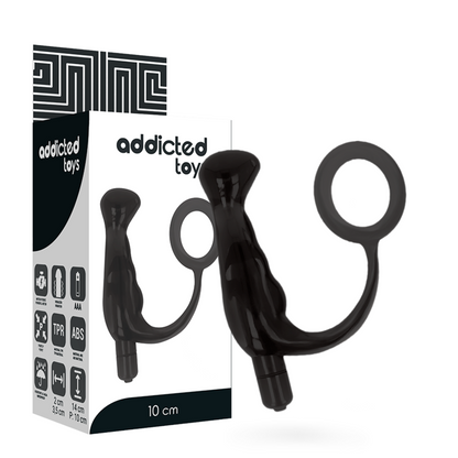 Addicted Toys - Prostata-Vibrator mit Penisring