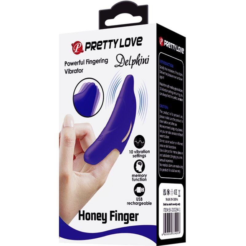 Pretty Love - Dolphin Fingervibrator - Mini-Stimulator