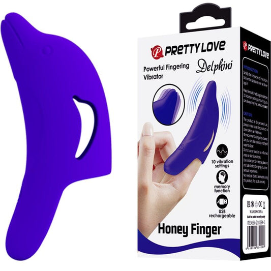 Pretty Love - Dolphin Fingervibrator - Mini-Stimulator
