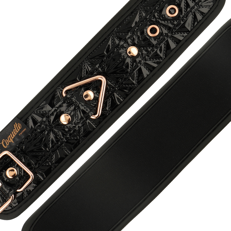 Coquette - Handschellen der Black Edition mit Neoprenfutter