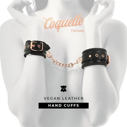 Coquette - Handschellen der Black Edition mit Neoprenfutter