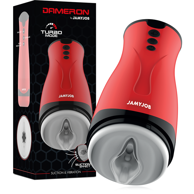 Jamyjob - Dameron - Saug- und Vibrationsmasturbator