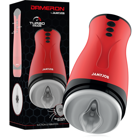 Jamyjob - Dameron - Saug- und Vibrationsmasturbator