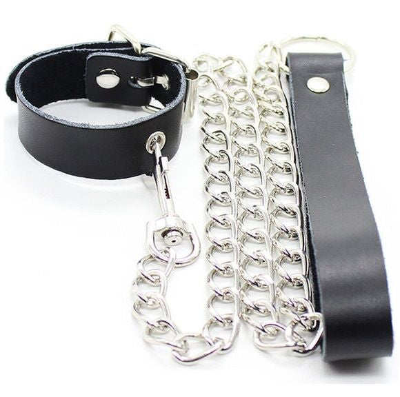 Ohmama - Fetish-Penis-Halskette und Lederarmband