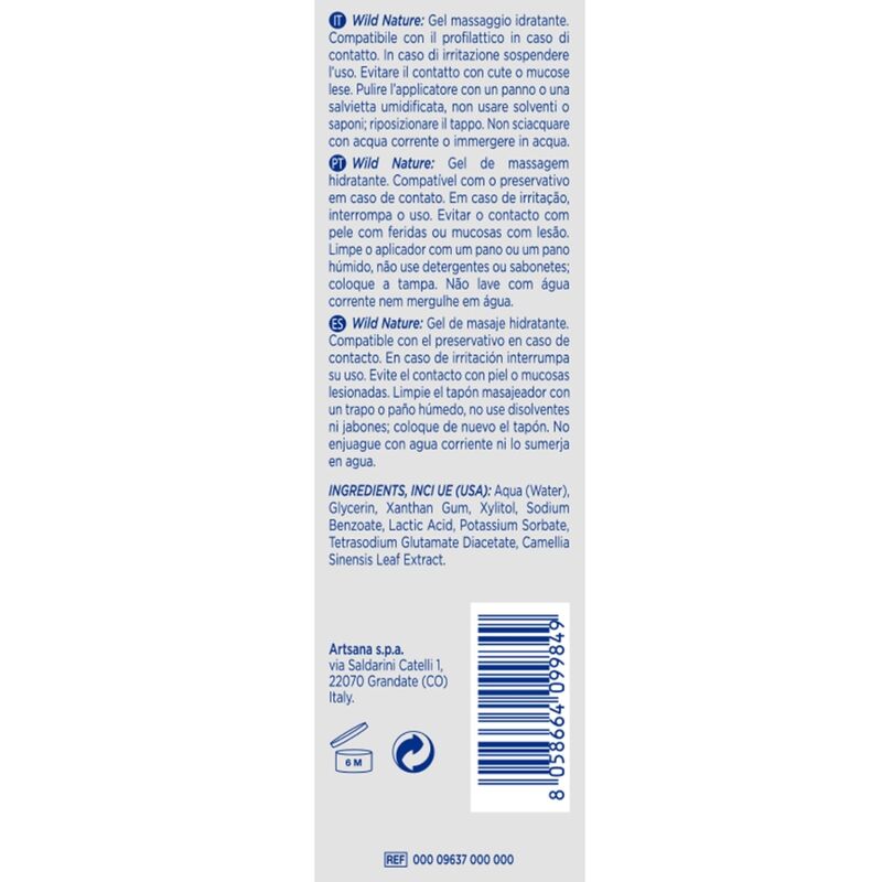 Control - Wild Nature 3-in-1 - Natürliches Massagegel