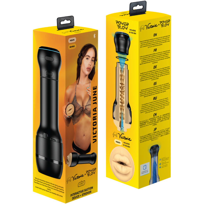 Kiiroo - Deep Throat-Masturbator & Saug-Aufsatz im Set