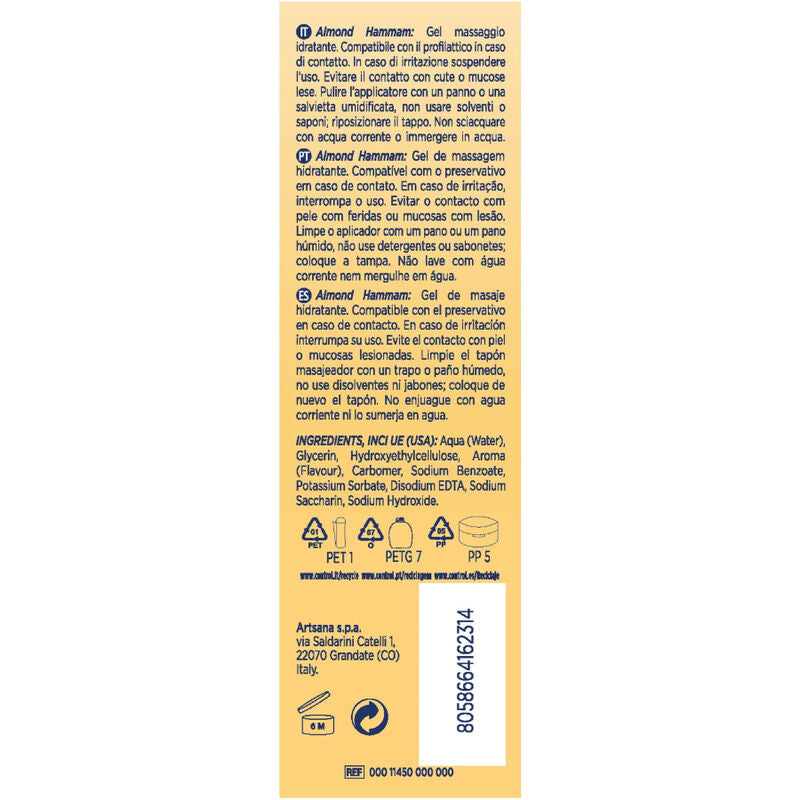 Control - Almond Hammam - Ultrasensorisches Massagegel