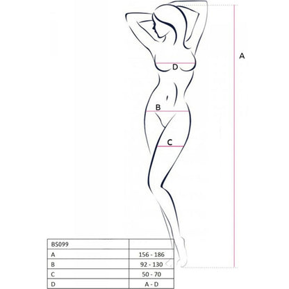 Passion - Bodystocking - Minikleid aus Mesh