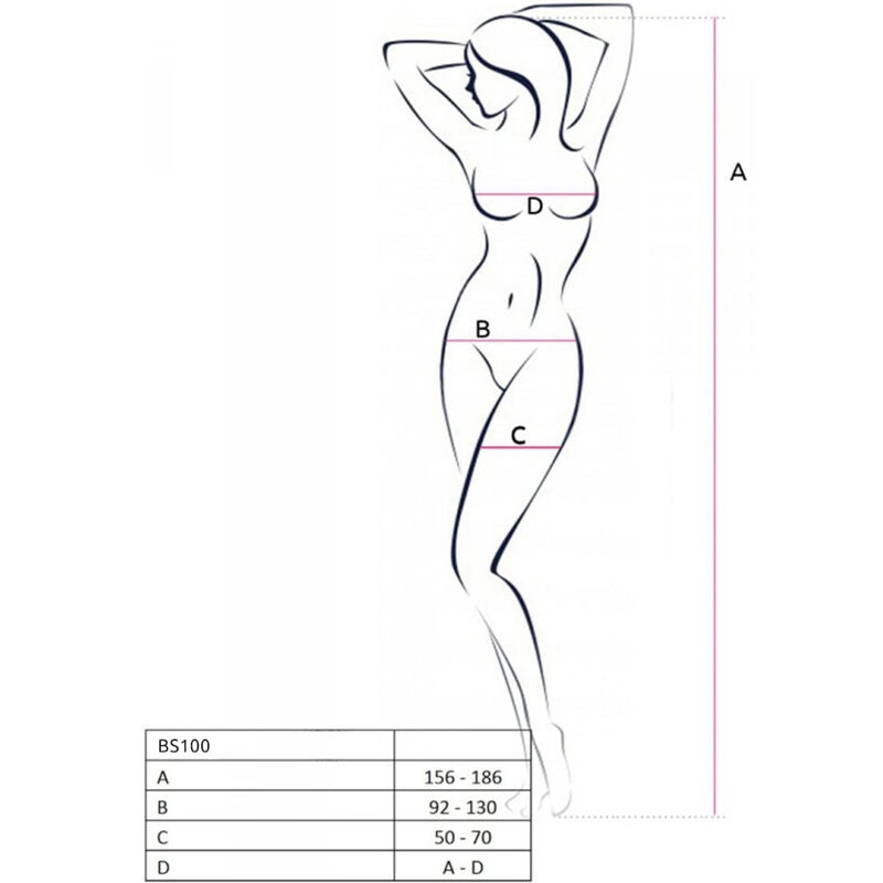Passion - Bodystocking - Minikleid aus Mesh