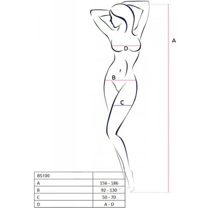 Passion - Bodystocking - Minikleid aus Mesh