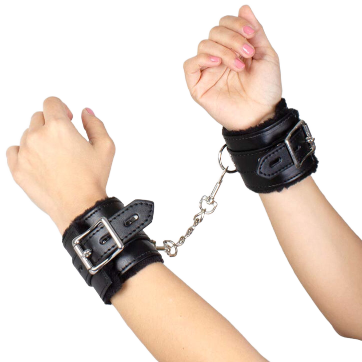 Secretplay - Schwarze Bondage-Handschellen BDSM-Kollektion