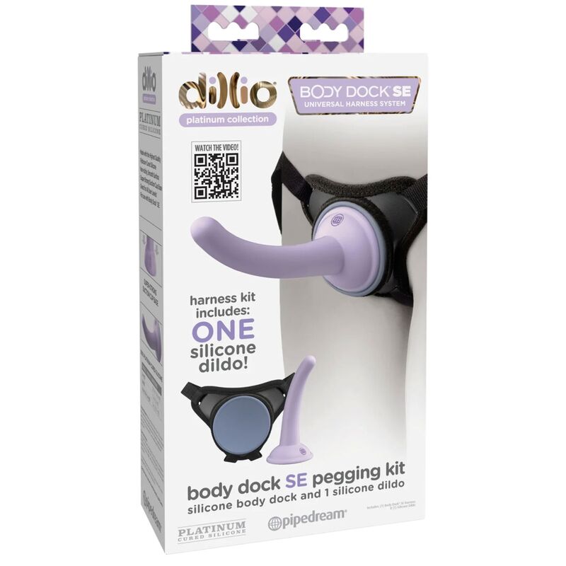 Dillio - Body Dock Pegging Kit - Strap-on-Set mit Dildo