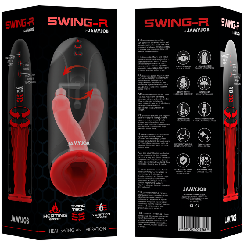 Jamyjob - Swing-r - Vibrations-Masturbator mit Heizfunktion